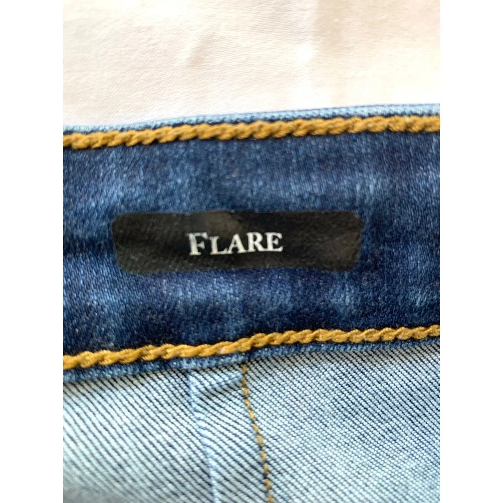 Judy Blue Flare Front Side Welt Pockets Jeans 13/31 Inseam 32